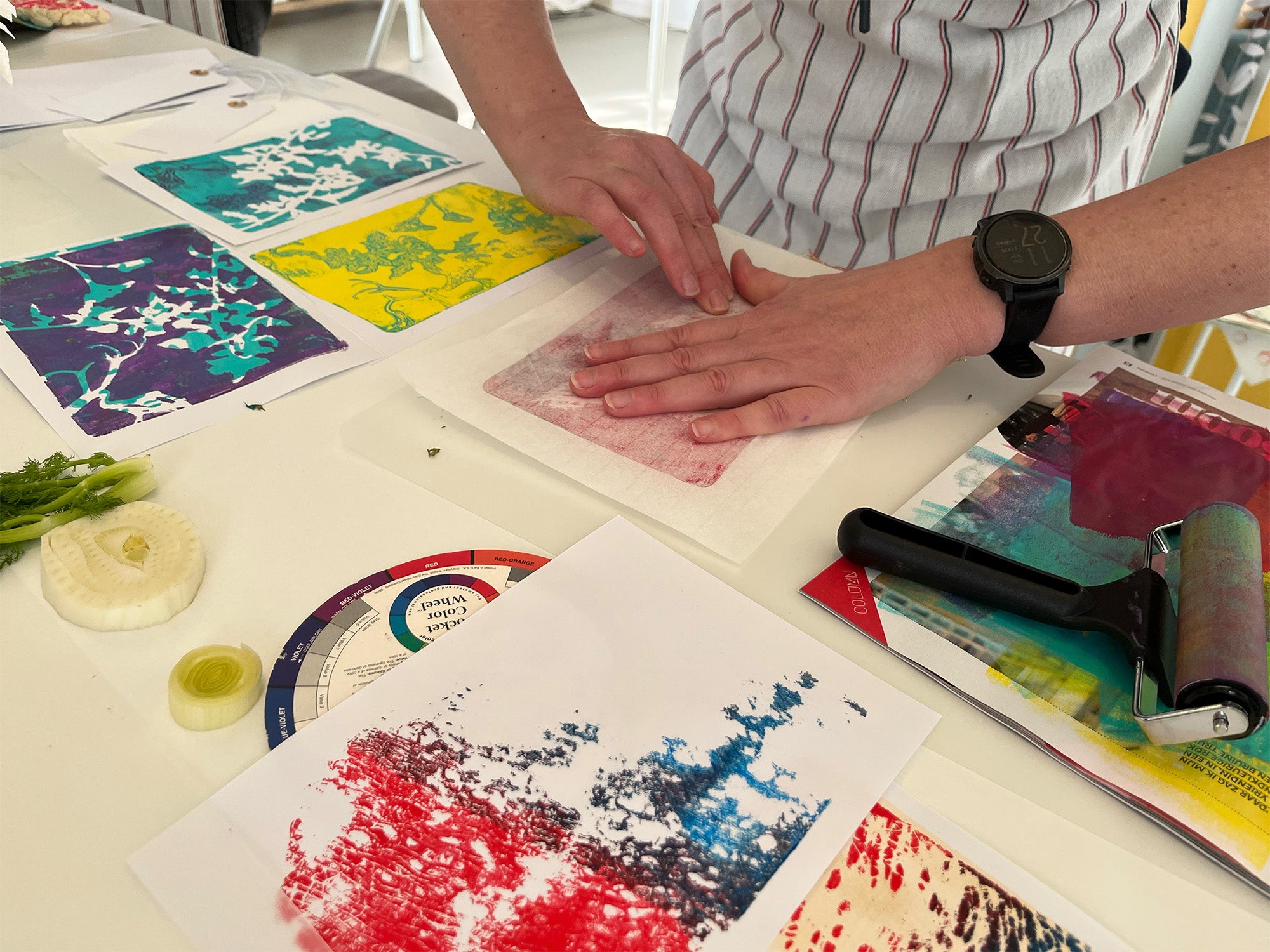 Gel Plate Printing Workshop — Botanicals