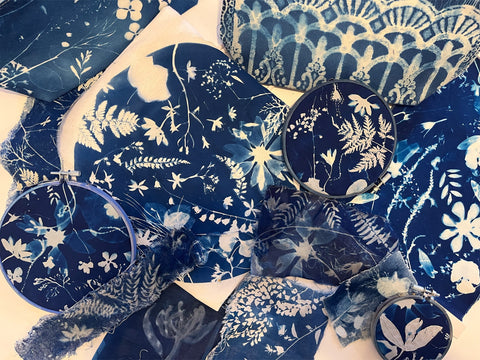 Botanical Cyanotype Workshop — Fabric