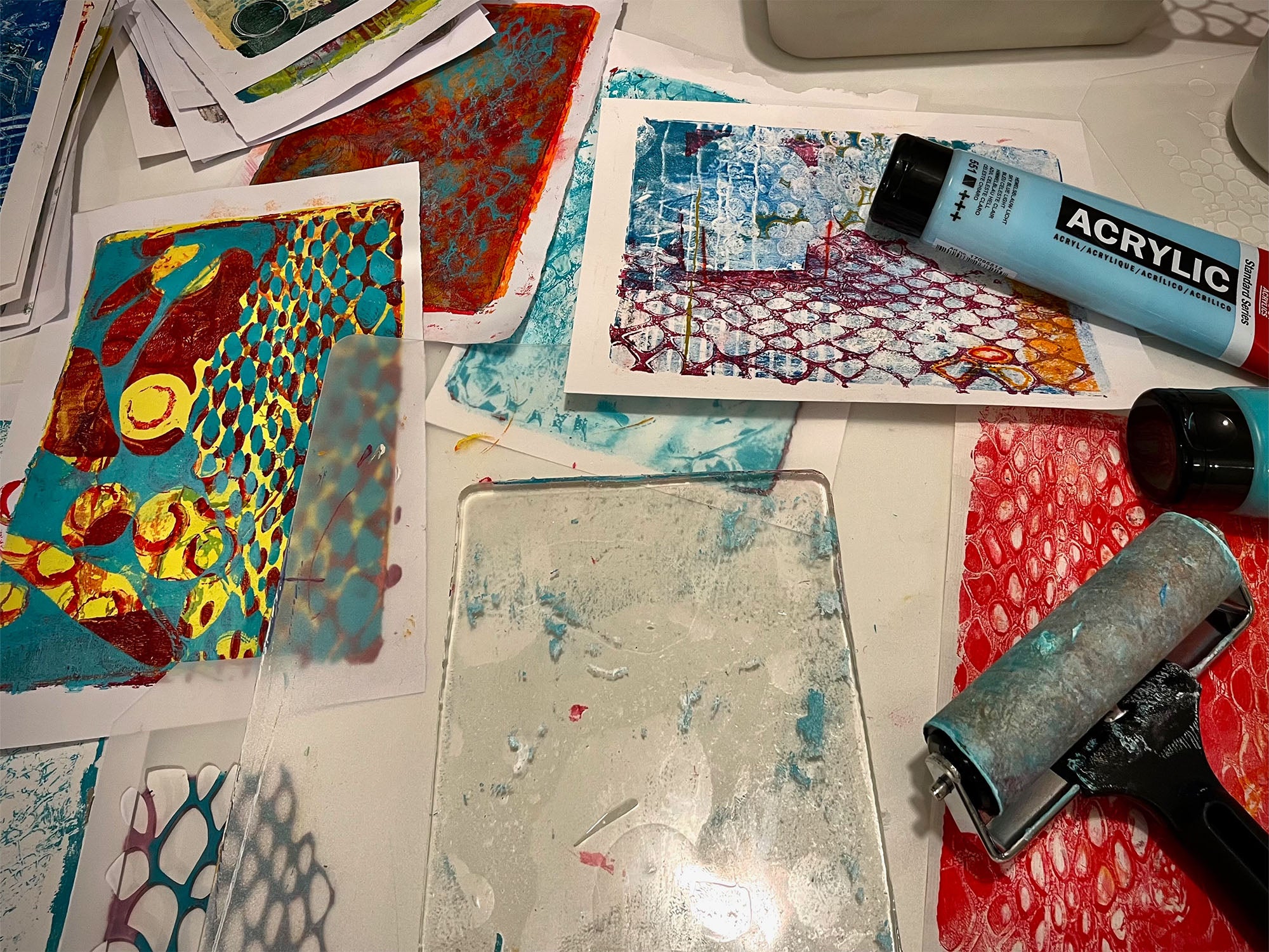 Gel Plate Printing Workshop — Abstracts