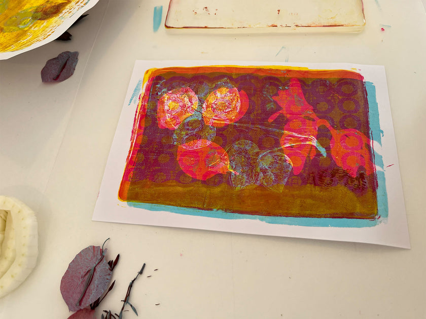 Gel Plate Printing Workshop — Botanicals