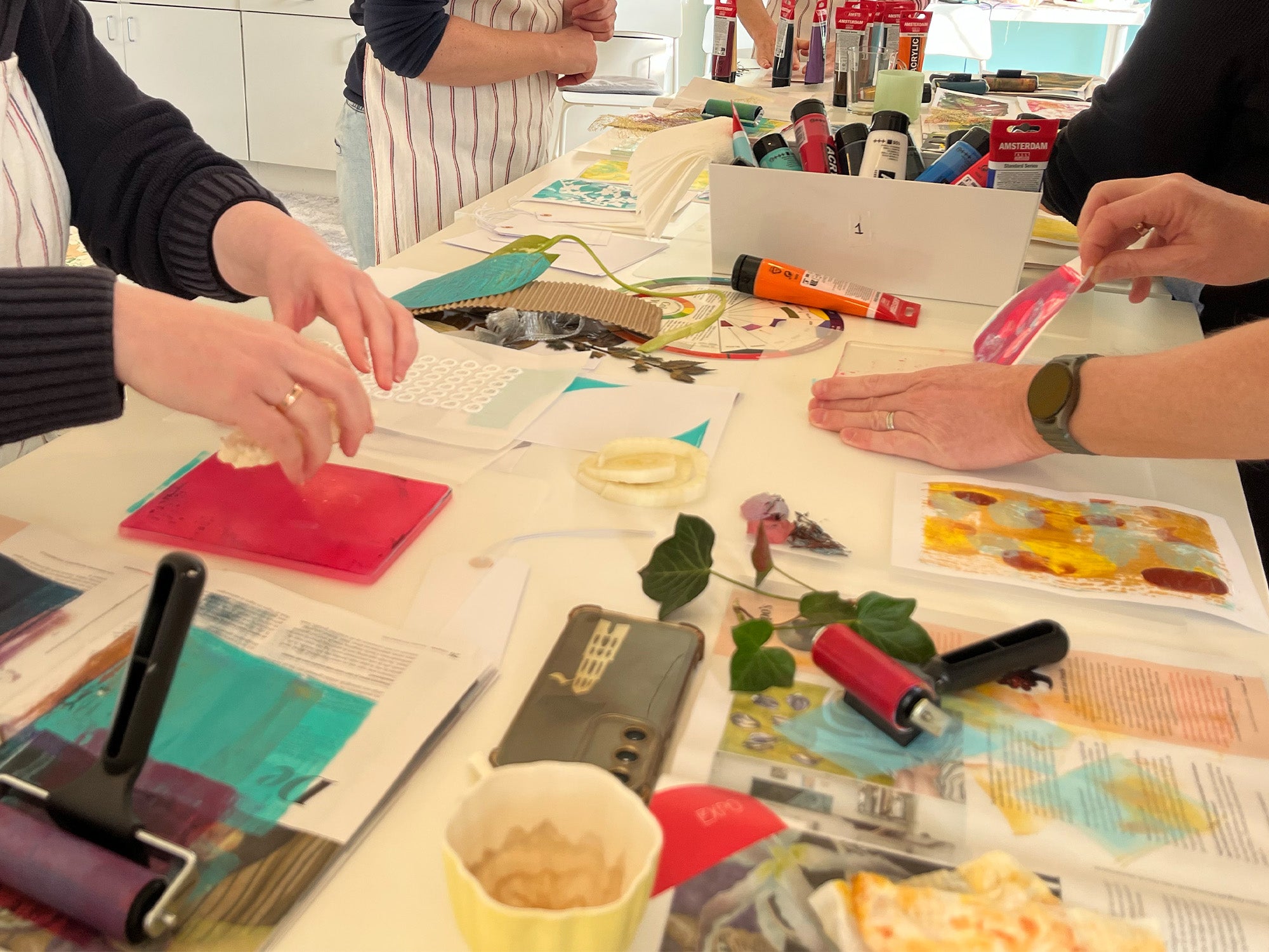 Gel Plate Printing Workshop — Abstracts